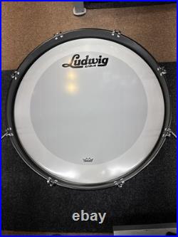 Ludwig USA Club Date Set Black&Gold Duco Lacquer 8x12 14x14 14x20 5x14 Snare