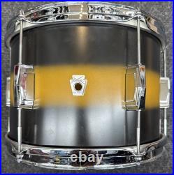 Ludwig USA Club Date Set Black&Gold Duco Lacquer 8x12 14x14 14x20 5x14 Snare