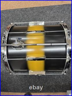 Ludwig USA Club Date Set Black&Gold Duco Lacquer 8x12 14x14 14x20 5x14 Snare
