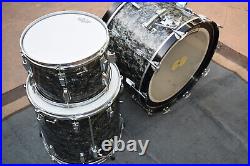 Ludwig Vintage 1966 Black Diamond Pearl drum set/kit