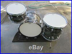 Ludwig Vintage Clubdate 1966 Black Oyster Drum Set #18
