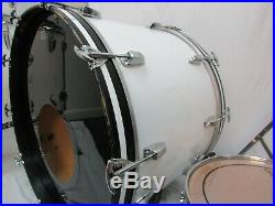 Ludwig Vintage Drum Set White Cortex 1970's