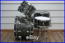 Ludwig Vintage Drumset. Pre-serial 22/16/13/14 WFL Snare. BDP Very Nice
