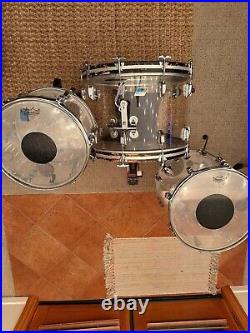 Ludwig Vistalite Big Beat 3pc Kit 13/16/22 1970s Clear