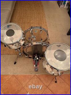 Ludwig Vistalite Big Beat 3pc Kit 13/16/22 1970s Clear