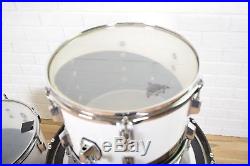 Ludwig Vistalite Pattern E black & white swirl vintage drumset kit-used drums
