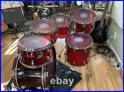 Ludwig Vistalite drum set