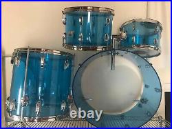Ludwig Vistalite drum set 1970's