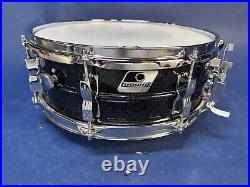 Ludwig acrolite black galaxy 14x5 snare drum