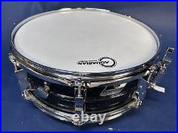 Ludwig acrolite black galaxy 14x5 snare drum