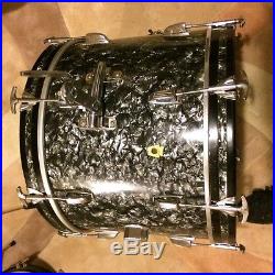 Ludwig black diamond drum set 1967