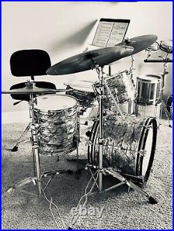 Ludwig drum set vintage, 1966 Collectors Kit, Signed By Bunn E. Carlos