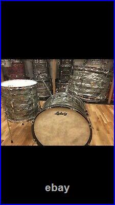 Ludwig drum set vintage, 1966 Collectors Kit, Signed By Bunn E. Carlos