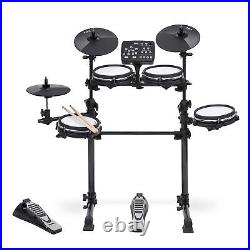 LyxJam 7-Piece Electronic Drum Set, Pro Electric Drum Set with Real Mesh Fabric