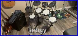 LyxJam 7-Piece Electronic Drum Set, Pro Electric Drum Set with Real Mesh Fabric