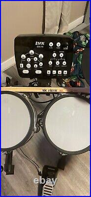 LyxJam 7-Piece Electronic Drum Set, Pro Electric Drum Set with Real Mesh Fabric