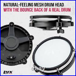 LyxJam 7-Piece Electronic Drum Set, Pro Electric Drum Set with Real Mesh Fabric