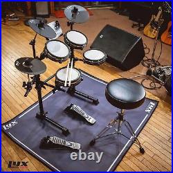 LyxJam 7-Piece Electronic Drum Set, Pro Electric Drum Set with Real Mesh Fabric