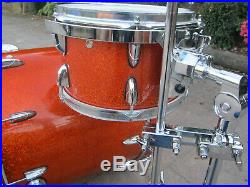 MAGNUM Maple Schlagzeug / Drumset / Shellset 22 12 14 16 / Orange Sparkle