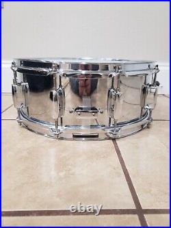 MAPEX 14 Steel Snare Drum with Carry Tote Gig Bag Previously Owned