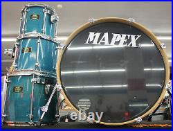 MAPEX MARS Pro Series 4-Piece Drum Set, Teal/Turquoise