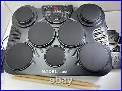 MEDELI DD308 Electronic Drum Set Portable Tabletop 7 Pad
