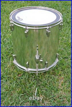 MIRROR CHROME! PEARL EXPORT SERIES 16 FLOOR TOM for YOUR DRUM SET! LOT #B79
