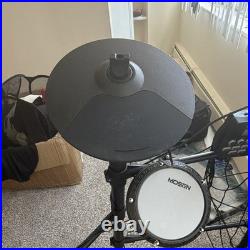 MOSEN Digital Electronic Full Drum Kit with Module, 4 Pads, Pedals, Sticks, Phones