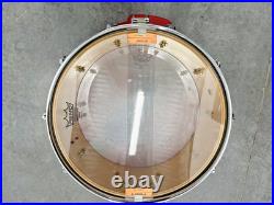 Made in Japan Yamaha Maple Custom Absolute Blue Sparkle snare 14x5.5 MINT