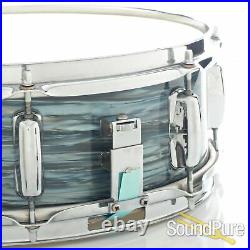 Majestic 4pc 1960s De Luxe Vintage Drum Set Aqua Strata Used