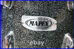 Mapex 4pc QR Series Drum Set Black Sparkle