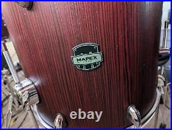 Mapex Mars Series Bloodwood Complet Drum Set withCymbals Stands Kick Pedal
