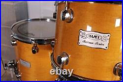 Mapex Saturn 4pc Drum Kit Set 22/14/12/10 Maple Walnut