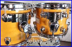 Mapex Saturn 4pc Drum Kit Set 22/14/12/10 Maple Walnut