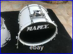 Mapex Saturn Pro White 5pc Drum Set kit 22x16,10x9,12x10.13x11x16x16