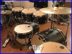 Mapex Storm 7 Piece Double Bass Drum Set-Hardware-Cymbals-IK-ST529SF
