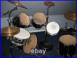 Mapex Tornado Drum Set, Zildjian ZXT cymbals and PDP rack system