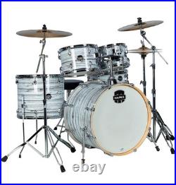 Mapex Venus Complete 5-Piece Drum Set withHardware/Cymbals White Marblewood