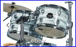 Mapex Venus Complete 5-Piece Drum Set withHardware/Cymbals White Marblewood