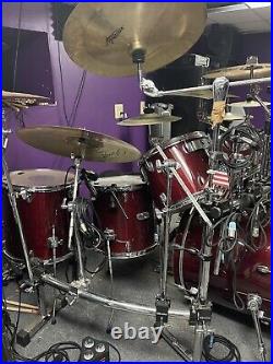 Mapex m birch drum set loaded