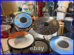 Mapex voyager drum set silver sparkle 5 or 4 piece configuration