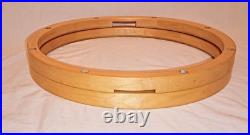 Maple Wood Snare Drum Hoops Set 13 X 8 Lug Holes Free Ship To Cusa