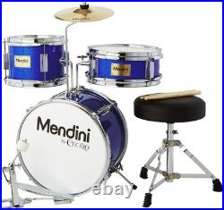 Mendini By Cecilio 1 Kids Hardwood Drum Set Kit with3 Drums Royal Blue Metallic Mendini By Cecilio 1 Kids Hardwood Drum Set Kit with3 Drums Royal Blue Metallic