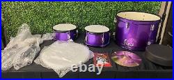 Mendini By Cecilio Drum Set 3-Piece Kids Drum Set (16), Includes Bass Drum