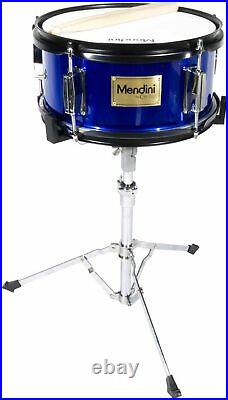 Mendini By Cecilio MJDS-3-BL 3-Piece Kids Drum Set (16), Blue Metallic