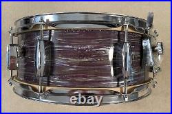 Mij Snare Drum, Kevin Decal Badge, Swirl Finish, 5x14, As Found Condition