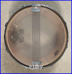 Mij Snare Drum, Kevin Decal Badge, Swirl Finish, 5x14, As Found Condition