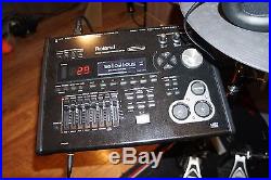 Mint Roland TD-30k w EXTRAS Electronic Drum Set-Iron Cobra double pedal-throne