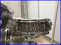 NICE! Rogers Holiday set with matching Powertone snare-Black Onyx