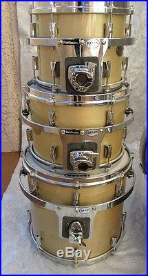NOBLE & COOLEY CD MAPLES 4 PIECE DRUM KIT / SET 20x18 with 10, 12, + 14 TOMS